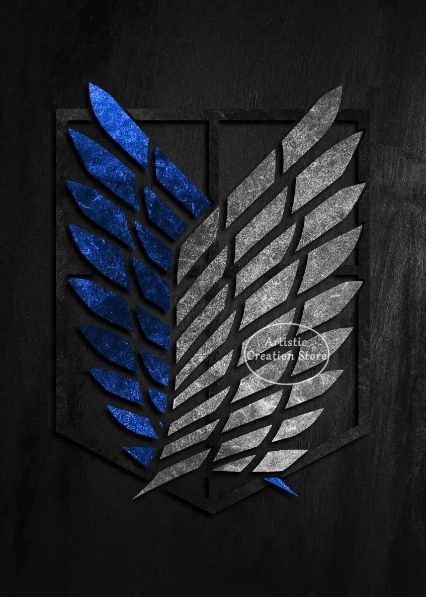 Attack on Titan Canvas Art Poster Anime Wall Decor for Bedroom Game Room Shop1104113394 Store