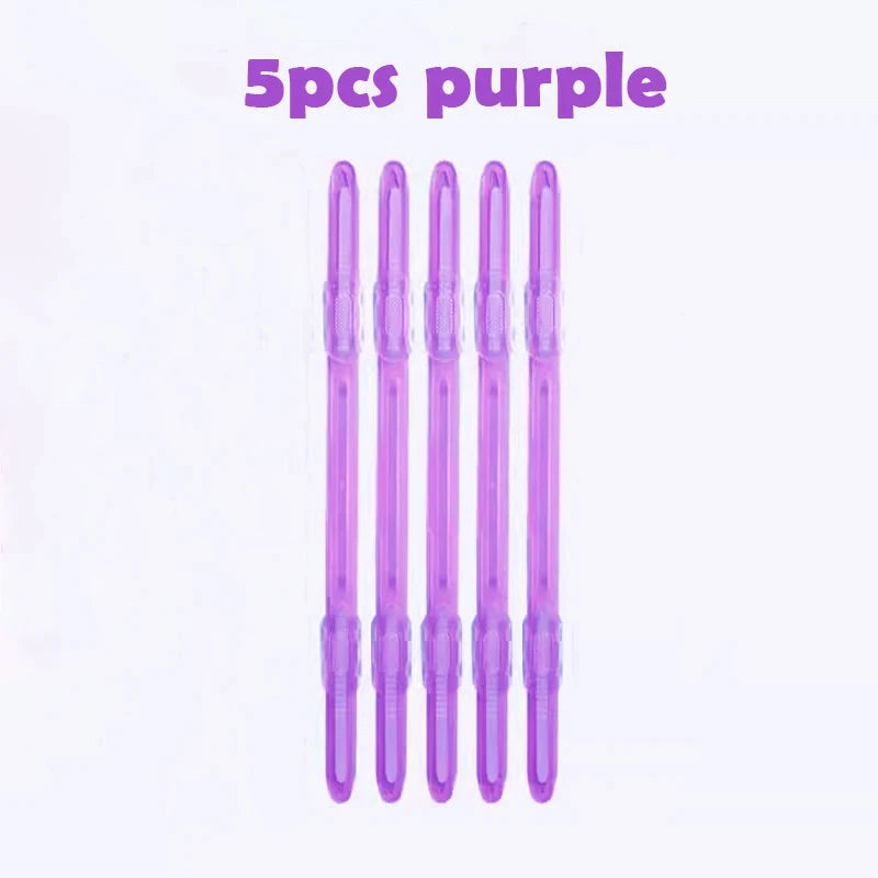 5/10pcs Binding Clips Strip Kawaii 2 Hole Loose Leaf Clips A4 Paper Fasteners DIY Scrapbook File Folder Notebook Accessories Hotluck Stationery Store