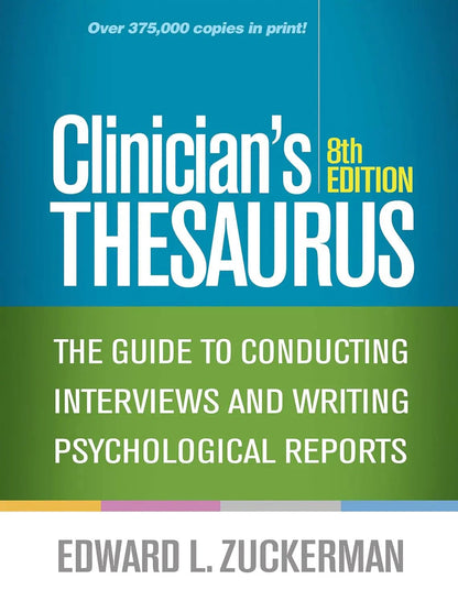 Clinician’s Thesaurus: The Guide to Conducting Interviews and Writing Psychological Reports, 8th Edition - US Books Kart