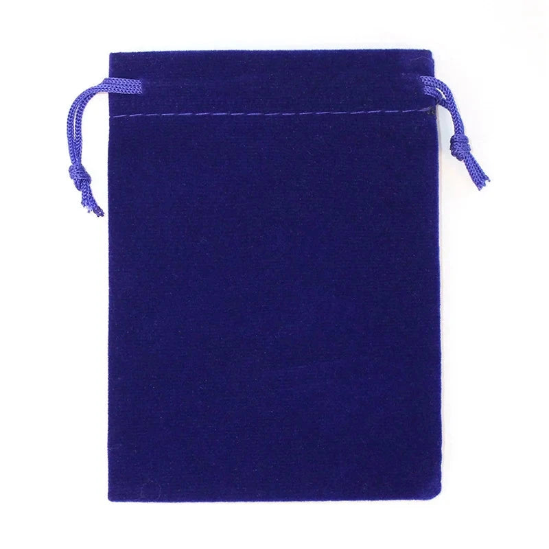 50Pcs/lot 5x7cm 7x9cm 8x10cm 9x12cm Coloful Velvet bag Jewelry Packing Velvet Drawstring Pouches Gift Bags Can customized Dian Mei Jewelry Display And Packaging Store