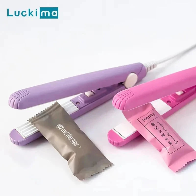 Kitchen Food Saver Sealer Sealing Clip for Snacks Home Small Packing Gadget Food Storage Plastic Bag Sealer Capper 100V-240V Luckima Store