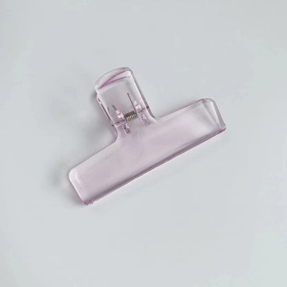 Ins Transparent Binder Clips Kawaii Paperclips File Documents Tickets Clips Bookmarks Index Page Holder Office Binding Supplies Sun4rising Stationery Store