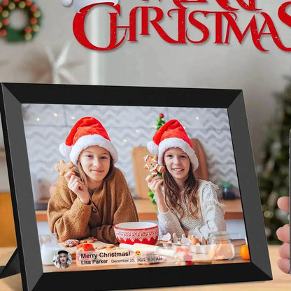 32GB FRAMEO 10.1 Inch Smart WiFi Digital Photo Frame 1280x800 IPS LCD Touch Screen,Best Christmas gift for friends and family Shop1104102786 Store