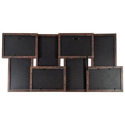 8 Opening Gallery Collage Frame 4x6 Photos Durable Wall Mount Picture Frame with Hangers Perfect Home and Office Decoration Hozoo Us Store Store