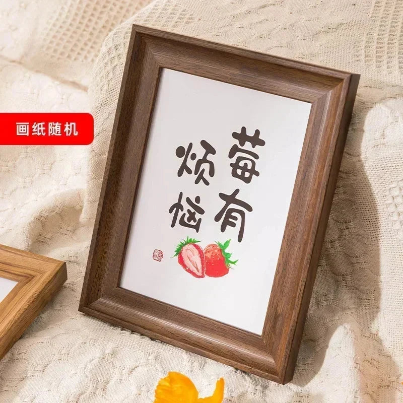 American Simplicity Picture Frame A3 A4 Family Photo Frame Wall Decorative Ornaments for Living Room Bedroom Acrylic Home Decor MoreGet Store