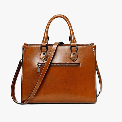 Women Handbag Cross body Shoulder Tote Bag Genuine Leather Shopping Fashion Office Female Real Cowhide Messenger Top Handle Bags BINLILAI Store