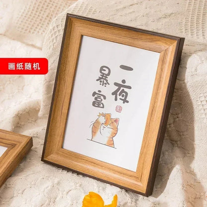 American Simplicity Picture Frame A3 A4 Family Photo Frame Wall Decorative Ornaments for Living Room Bedroom Acrylic Home Decor MoreGet Store