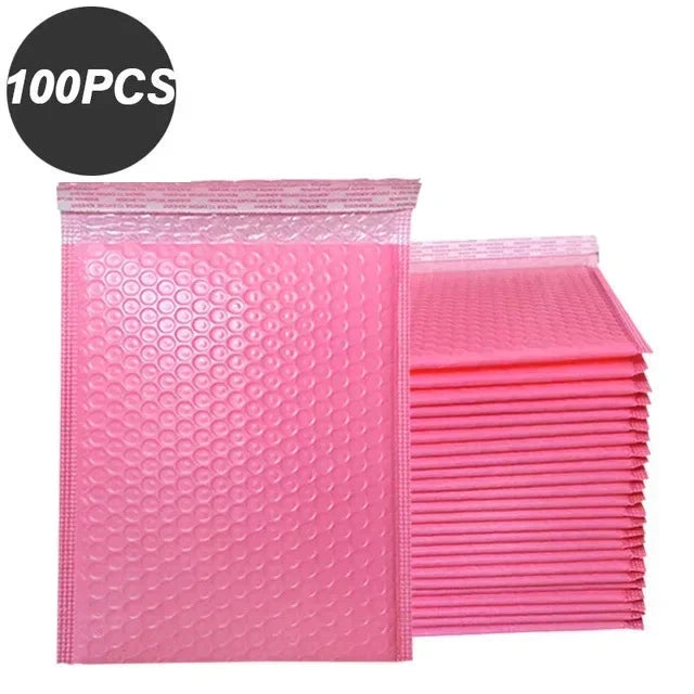 100Pcs Shipping Bags for Packaging Black Bubble Envelope Small Business Supplies Packing Bag Mailer Delivery Package JF Office Supplies Store