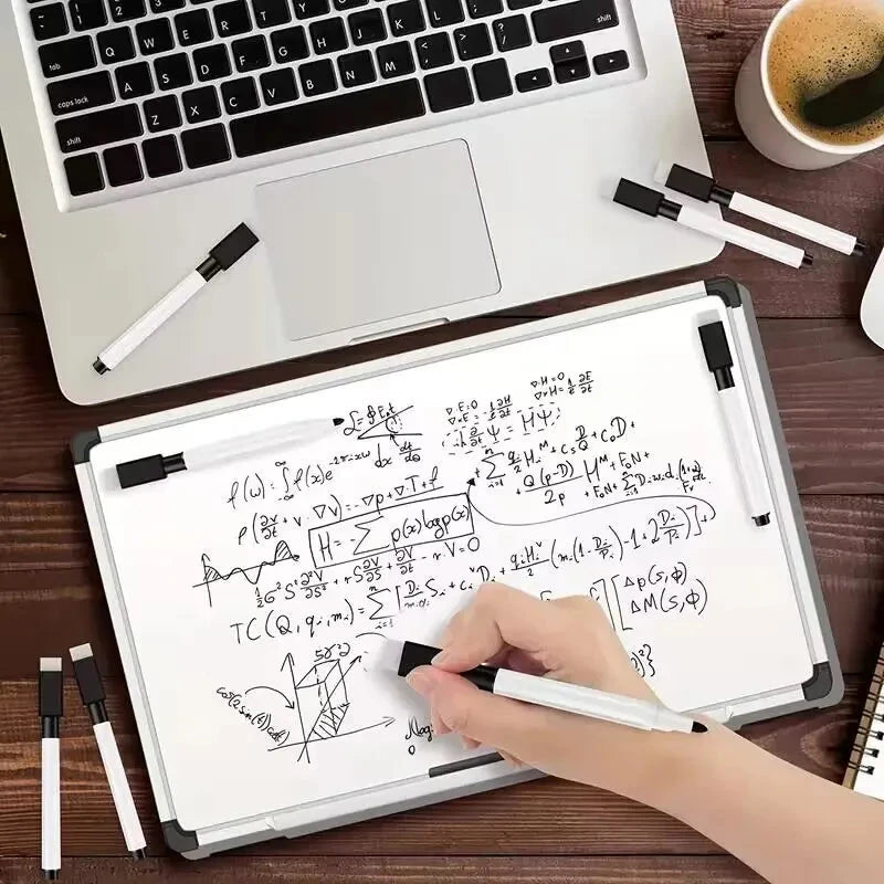 25Pcs Black Dry Erase Markers with Eraser Cap White Board Mini Dry erase Markers for Office School Supplies ANSTROUT Store