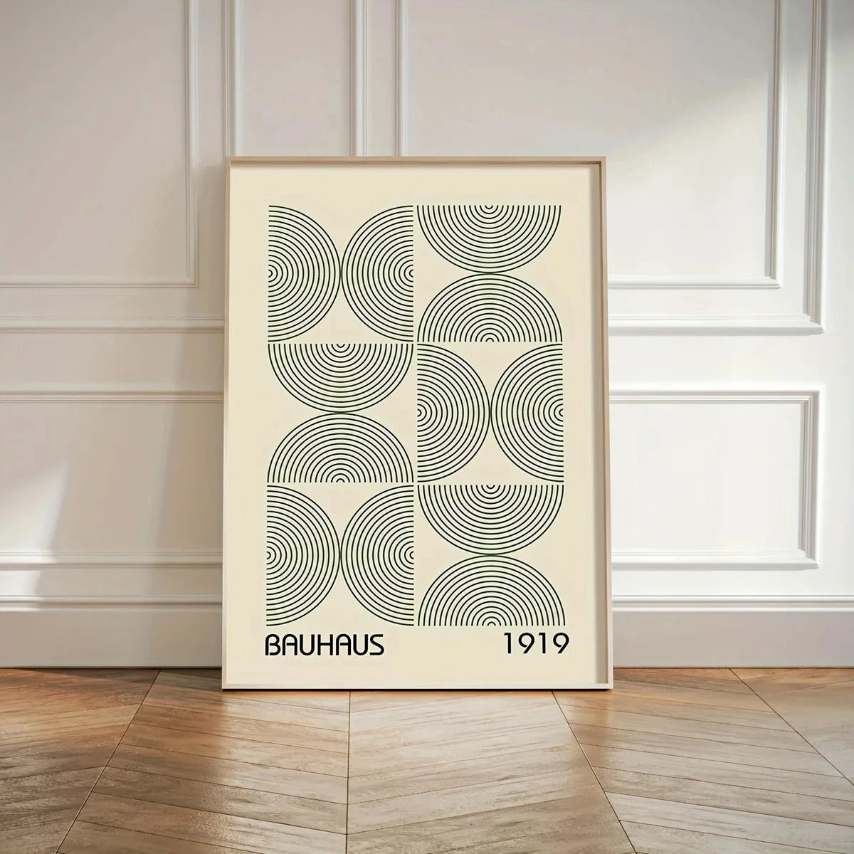 3pcs Bauhaus Geometric Wall Art Prints, Minimalist Modern Posters, Mid-Century Artwork for Home Decor, Unframed Canvas Art Set YQ Minimalism Decor Store