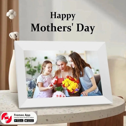 WiFi Memory Picture Frame 10.1 Inch 16GB/32GB Frameo Smart Digital Snap Frame with 1280x800 IPS HD Touch Screen Wall Mountable Zoeydam Official Store