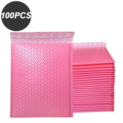 100Pcs Delivery Package Packaging Blue Bubble Envelope Packing Bag Small Business Supplies Envelopes Shipping Packages Mailer JF Office Supplies Store