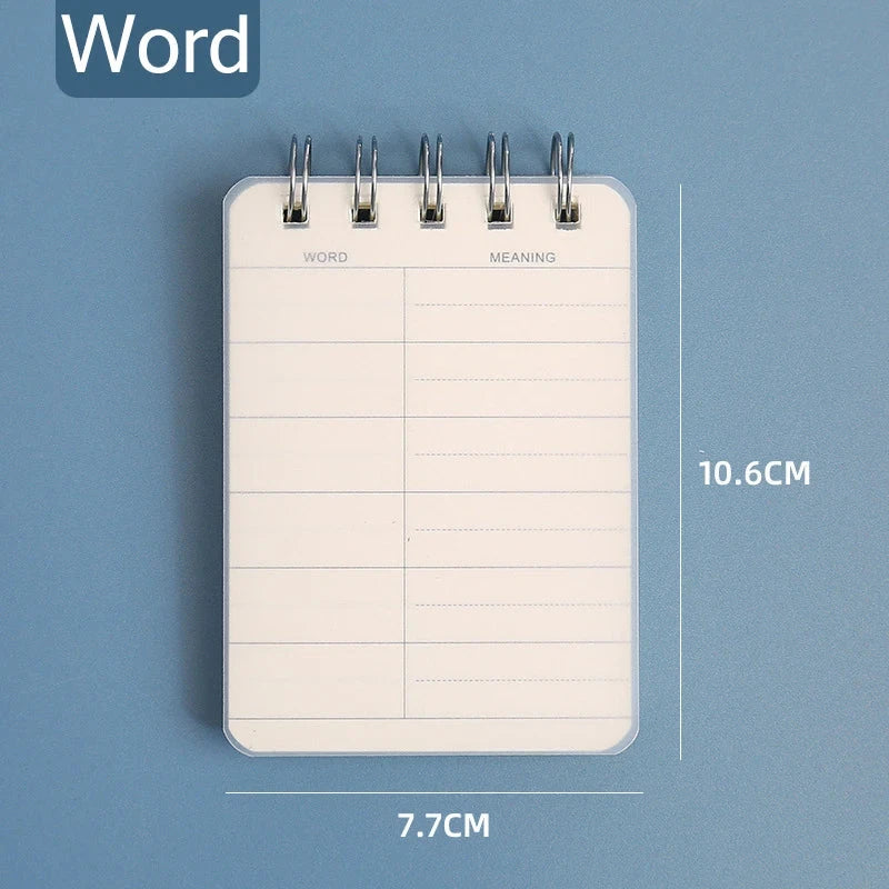 200 Page Line Mini Pocket A7 Diary Notebook To Do Notepad Office Accessories Notebook Acessórios Word Blank Grid Diary SuSu Education Factory Store