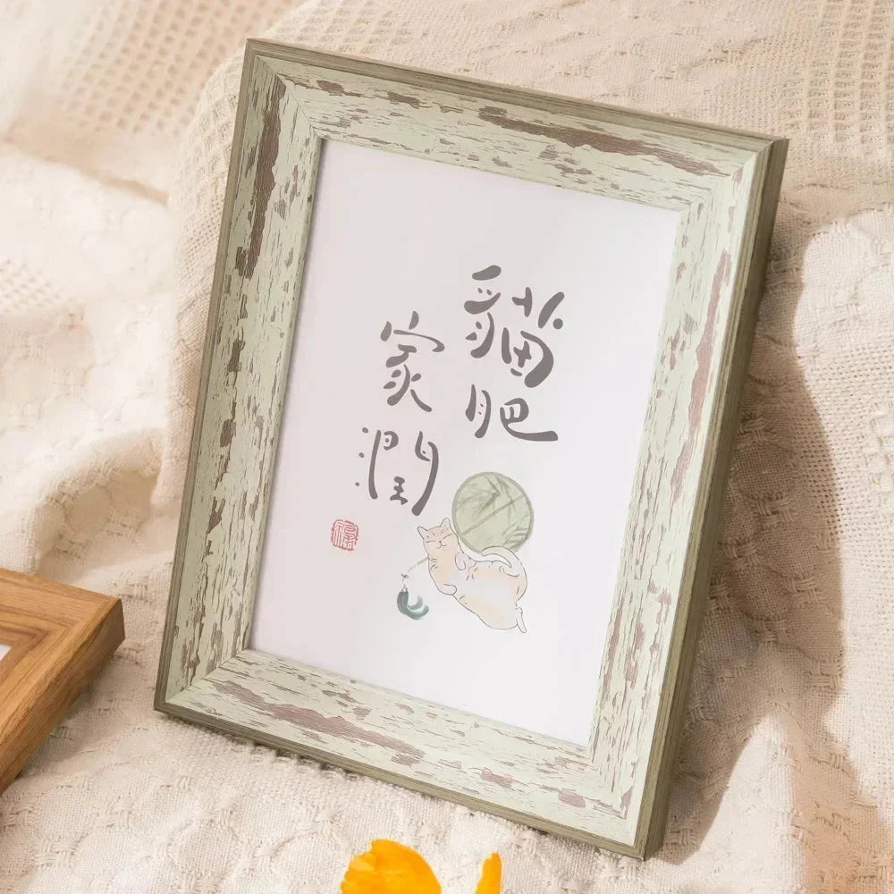 American Simplicity Picture Frame A3 A4 Family Photo Frame Wall Decorative Ornaments for Living Room Bedroom Acrylic Home Decor MoreGet Store