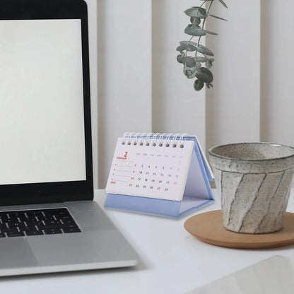 2025 Desktop Calendar Simple Notepad Daily Use Standing Calendar Household Calendar Decorative Monthly Calendar Home Supply Foxnovo Desk Accessories & Organizer Store