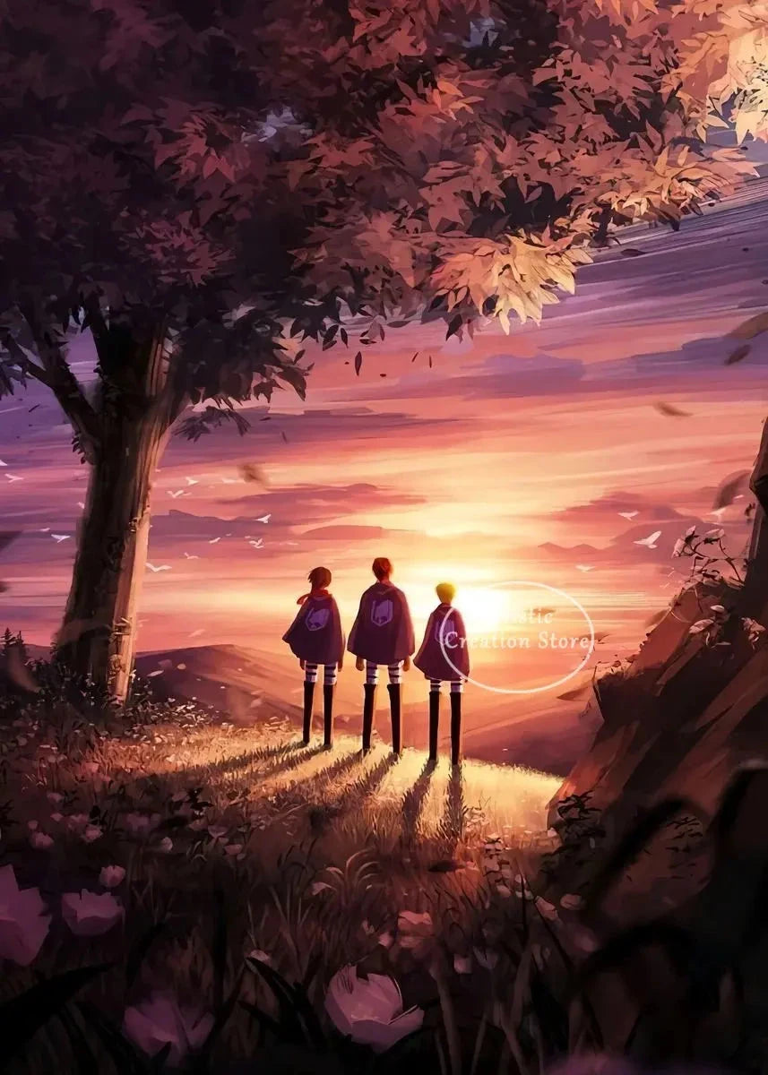 Attack on Titan  Canvas Art Poster  Anime Wall Decor for Bedroom Game Room Shop1104113394 Store