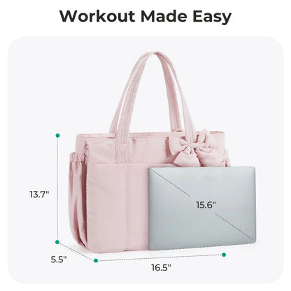 BAGSMART Large Capacity Tote Bag for Women Versatile Commuting Handbag Messenger Multiple Pockets Shoulder Sport Bag BAGSMART Official Store