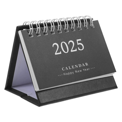 2025 Desktop Calendar Simple Notepad Daily Use Standing Calendar Household Calendar Decorative Monthly Calendar Home Supply Foxnovo Desk Accessories & Organizer Store